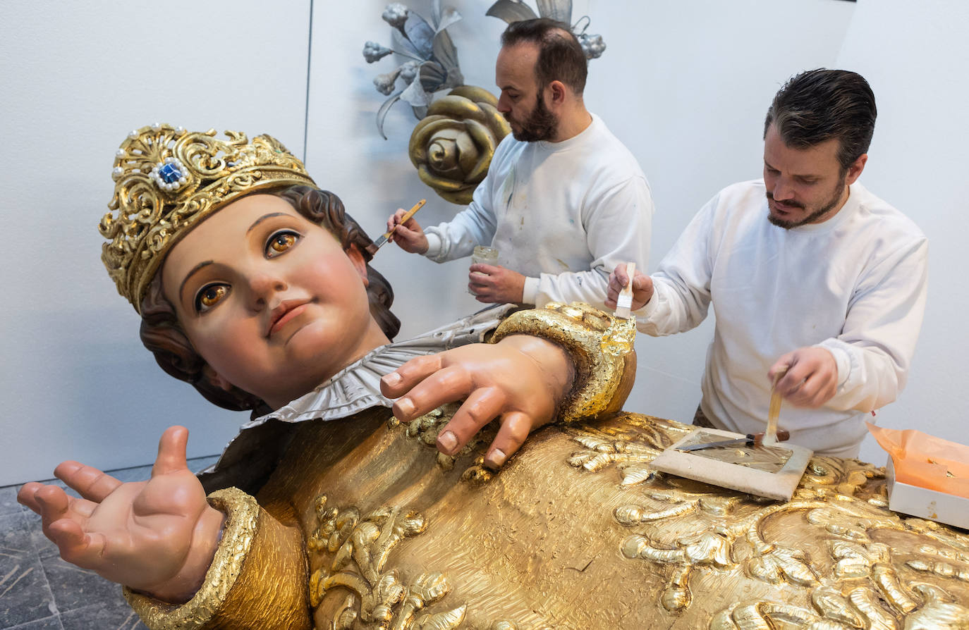 Primera intervención en el Cadafal de la Virgen