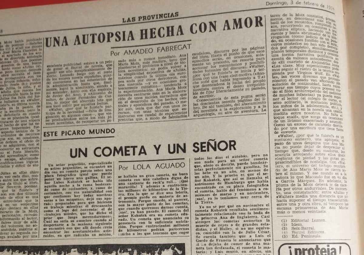 Imagen principal - Día de San Blas de 1974: cómo practicar una autopsia con amor