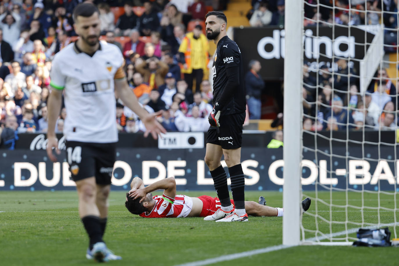 Las mejores imágenes del partido Valencia CF - Almería