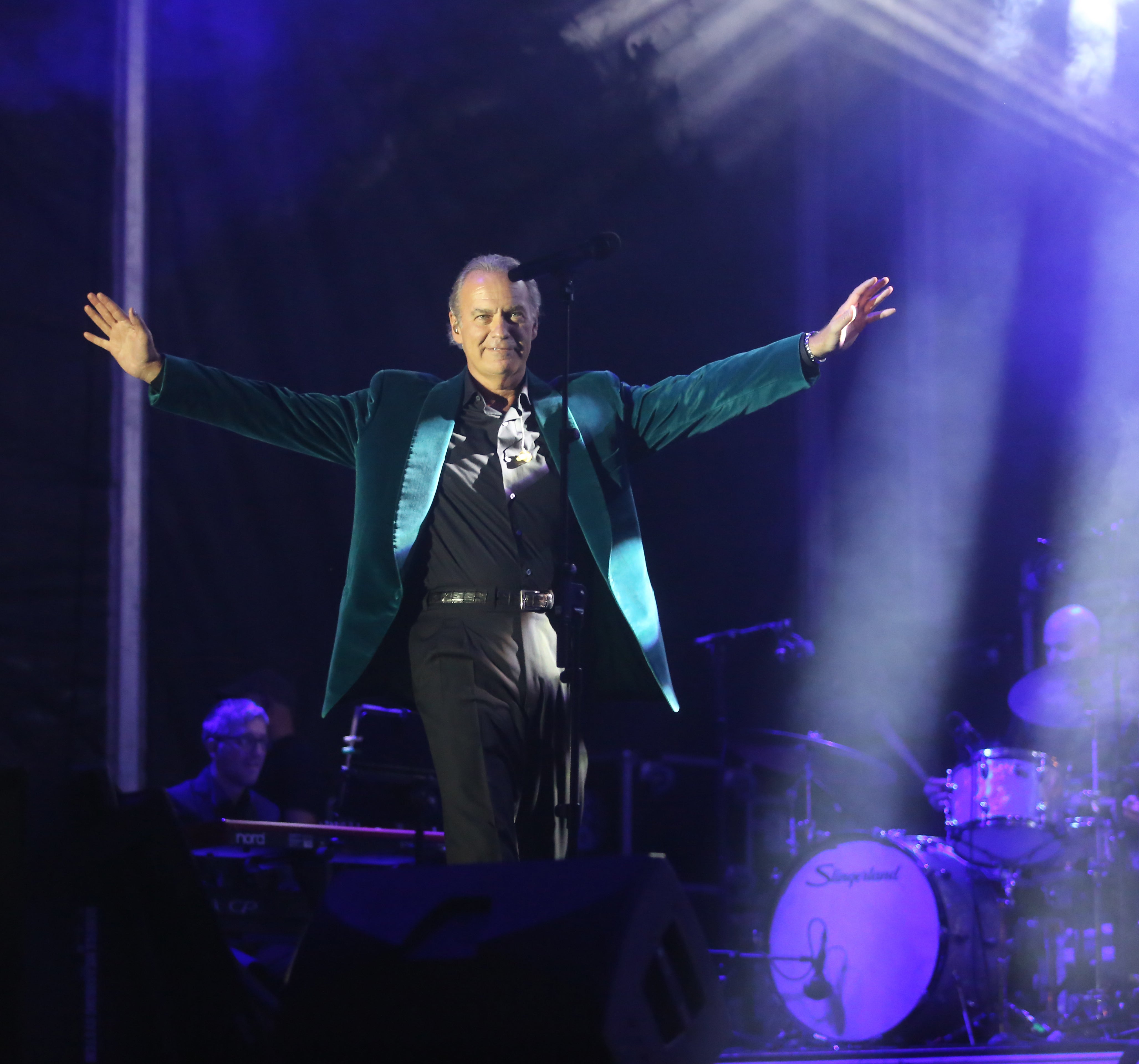 Bertín Osborne durante un concierto en una imagen de archivo.