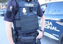Un agente de la Policía Nacional en una imagen de archivo.