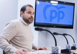 El portavoz adjunto del PP de Gandia, David Ronda.