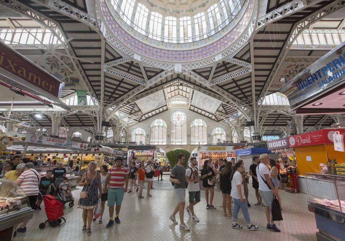 Instalaciones del Mercado Central de Valencia.