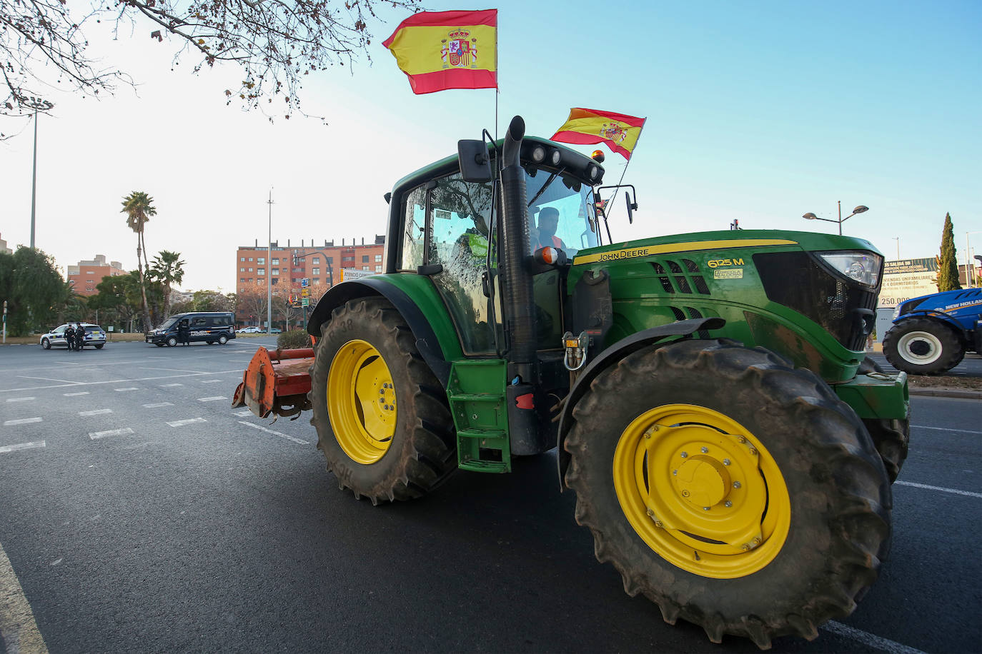 Fotos de la tractorada en Valencia y el resto de España