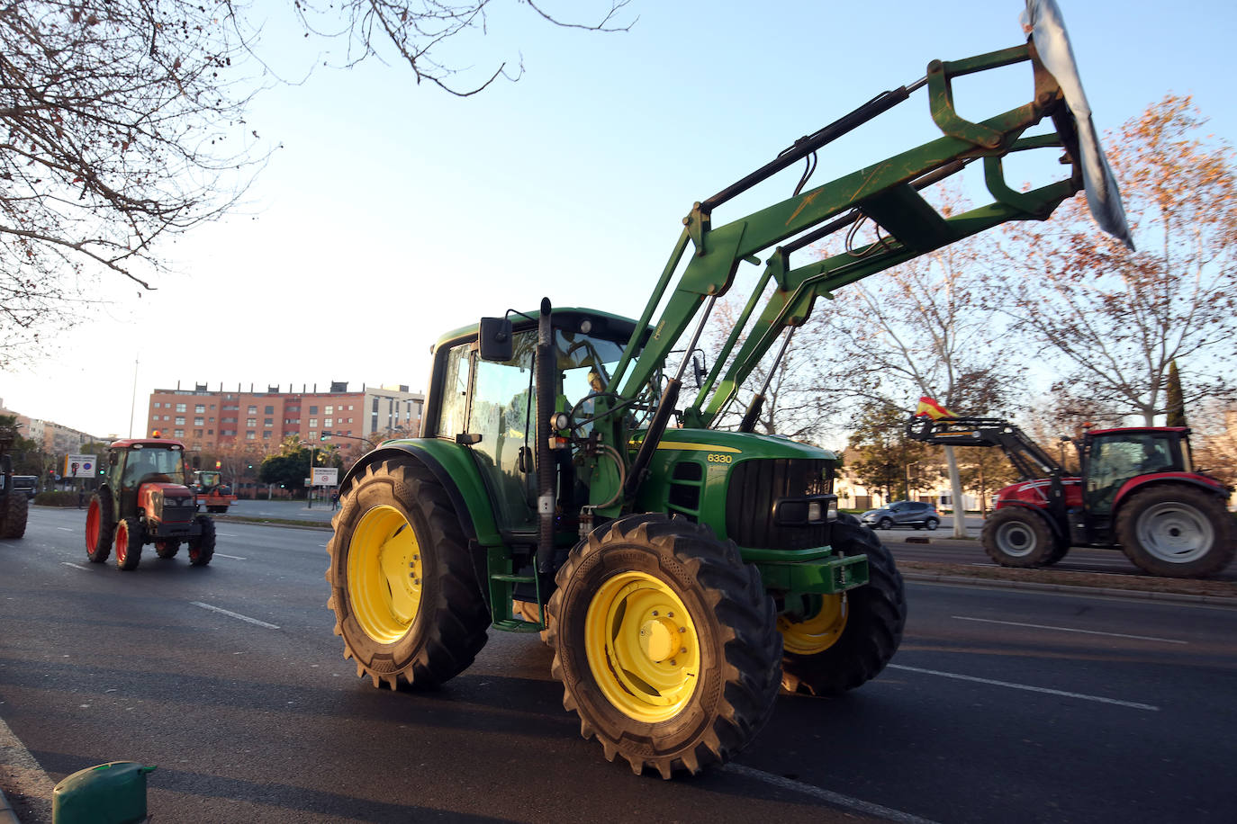 Fotos de la tractorada en Valencia y el resto de España