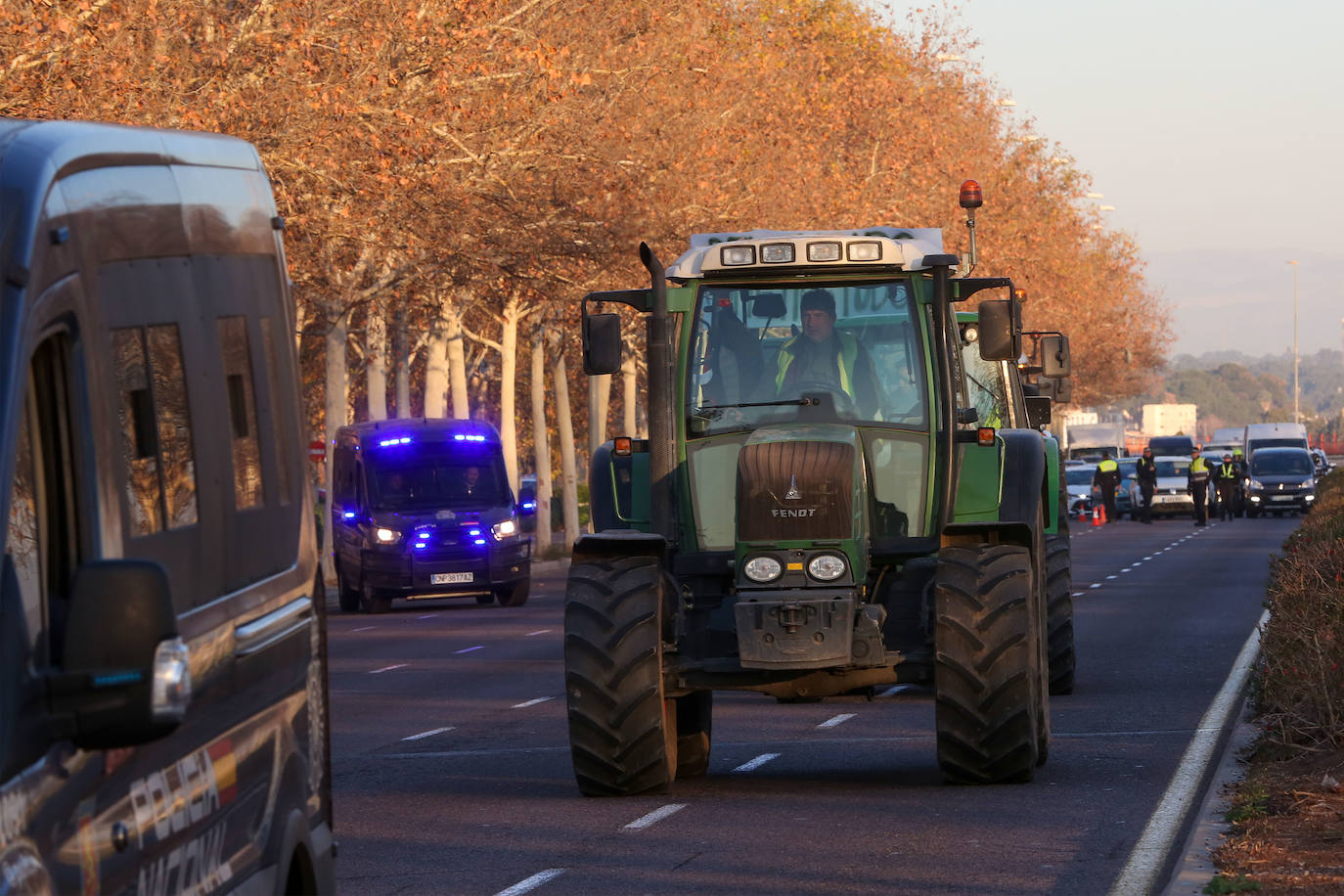 Fotos de la tractorada en Valencia y el resto de España