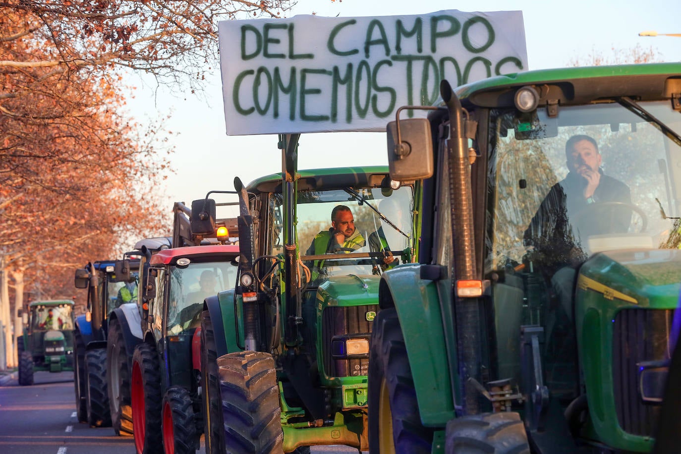 Fotos de la tractorada en Valencia y el resto de España