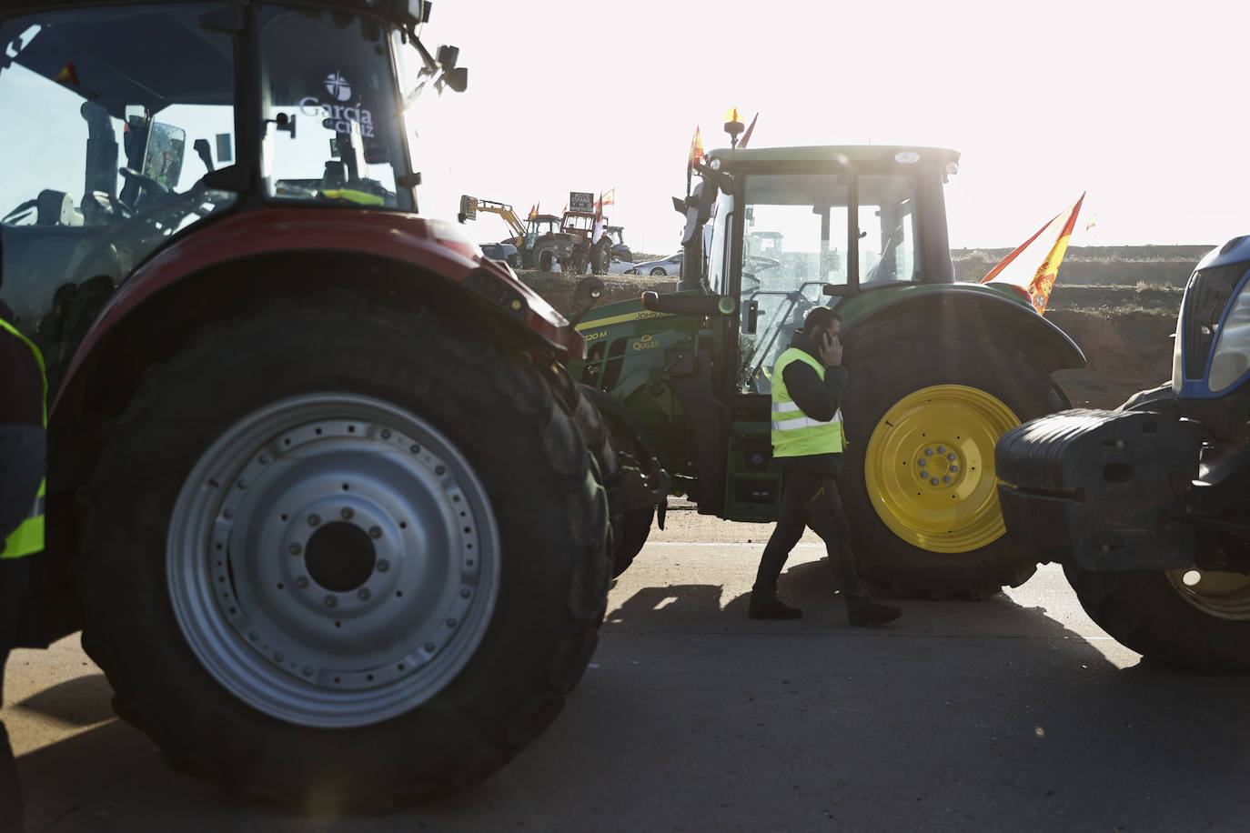 Fotos de la tractorada en Valencia y el resto de España