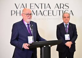 Jaime Giner y Jesús Aguilar, este miércoles en la inauguración del congreso.