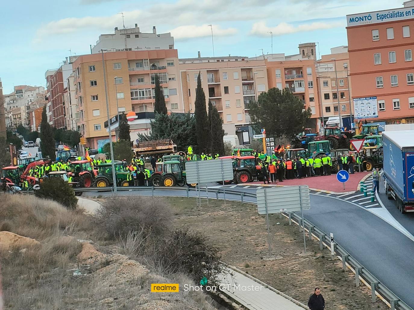 Fotos de la tractorada en Valencia y el resto de España