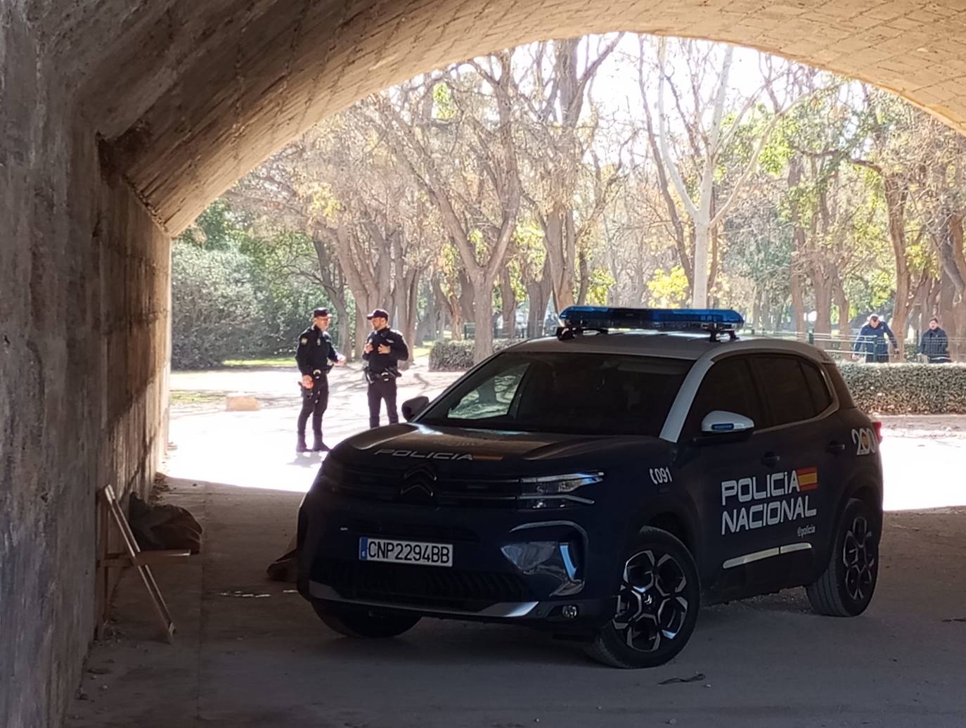 Matan a un indigente a pedradas en el viejo cauce de Valencia y dejan a otro en estado crítico