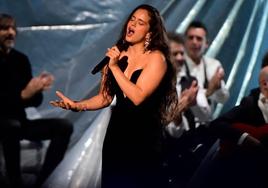 Actuación de Rosalía en los pasados Latin Grammy Awards.
