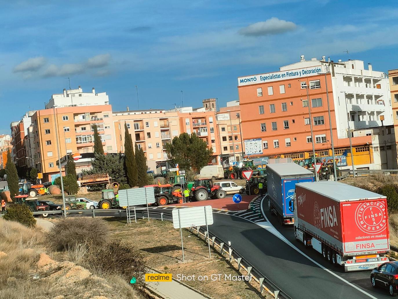 Fotos de la tractorada en Valencia y el resto de España