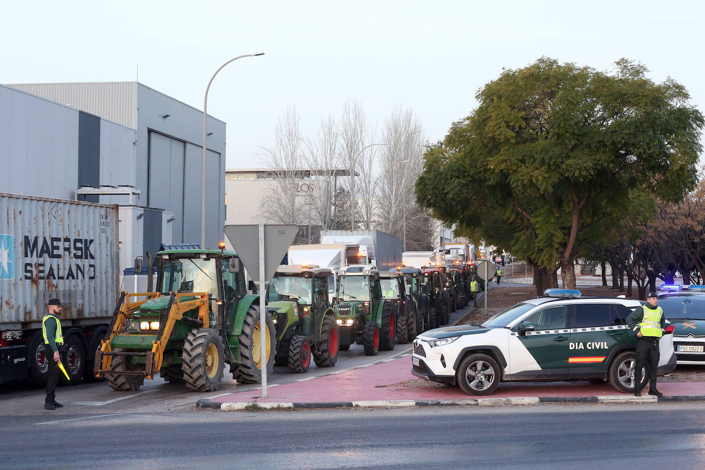 Fotos del tercer día de protestas de los agricultores en Valencia