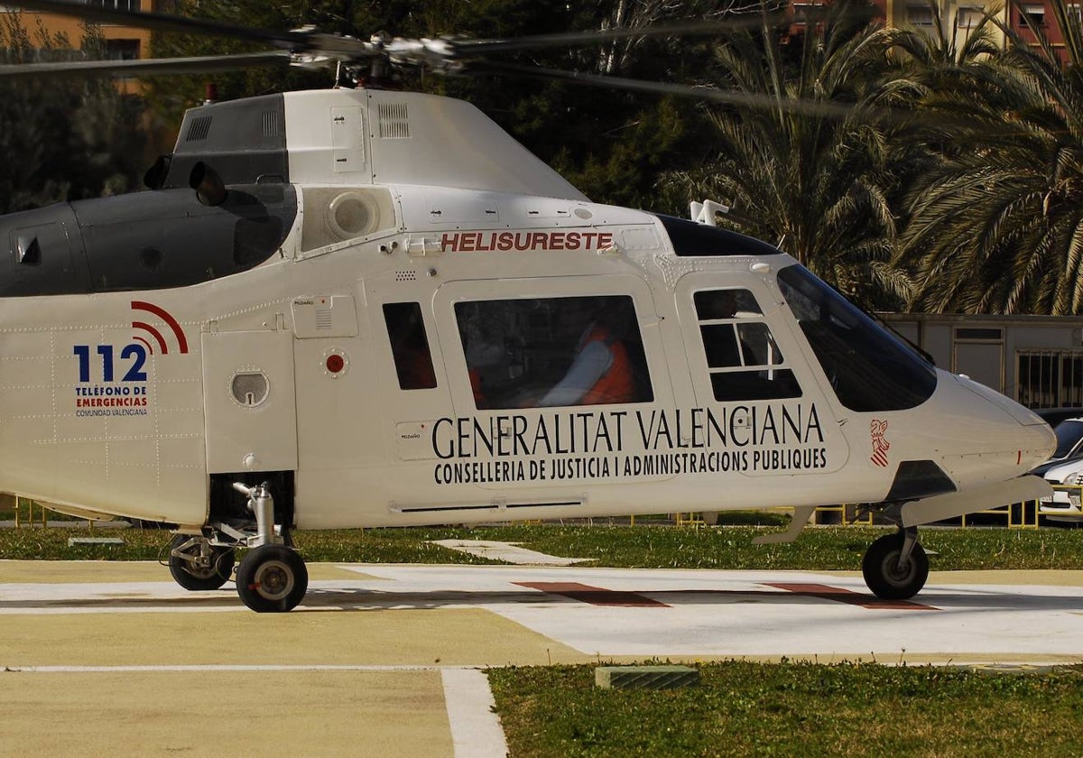 Un helicóptero de Emergencias de la Generalitat.