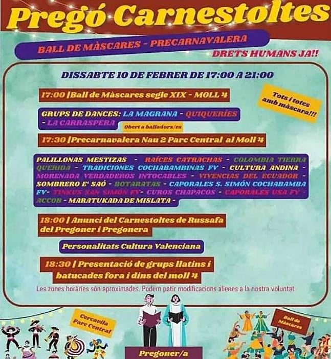 Programa del sábado 10 de febrero.