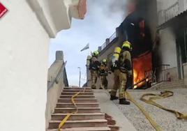 Muere un hombre de 84 años en un incendio en una vivienda en Aspe