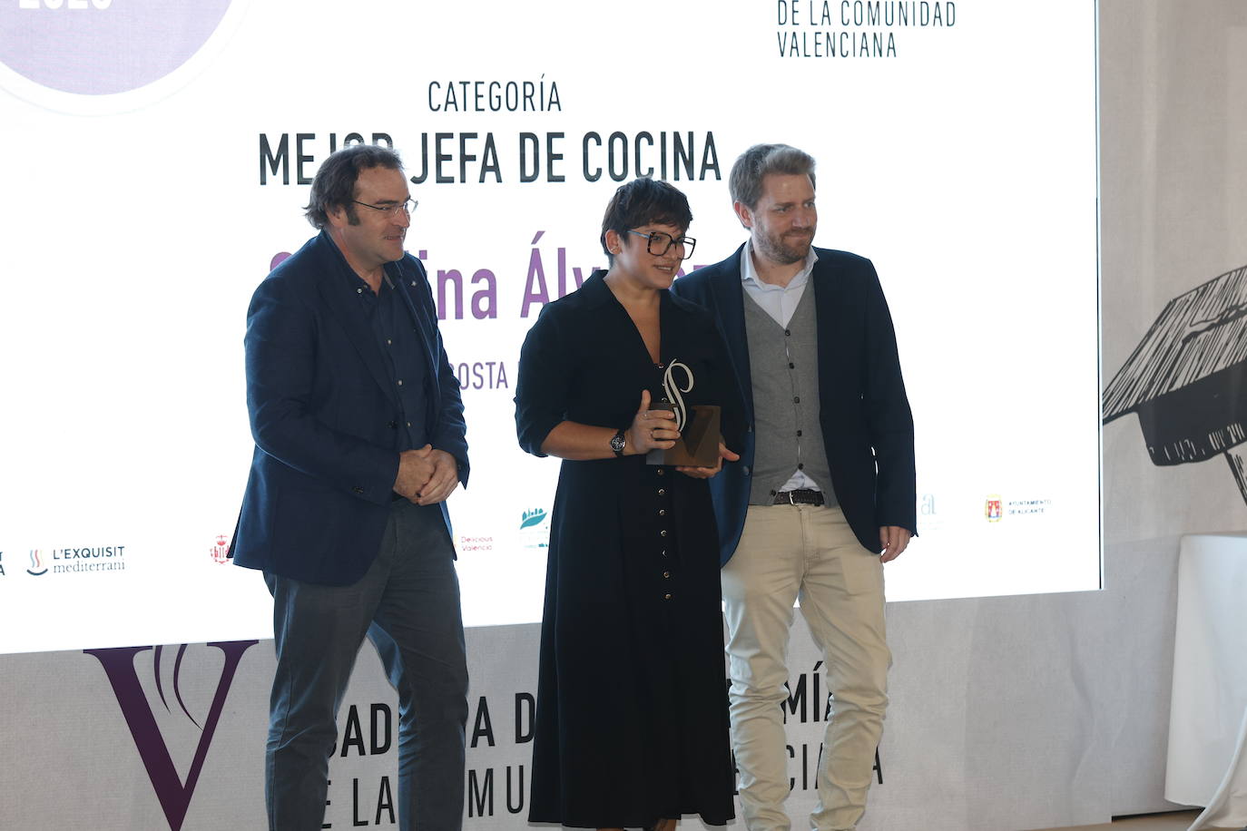 Los rostros conocidos en los premios de la Academia de Gastronomía de la Comunitat Valenciana