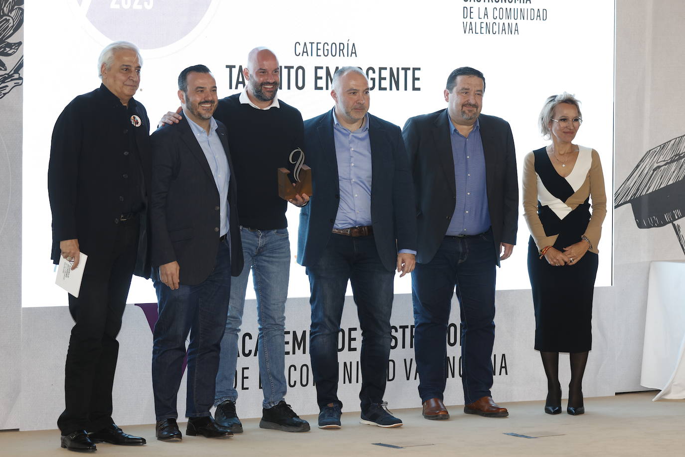 Los rostros conocidos en los premios de la Academia de Gastronomía de la Comunitat Valenciana