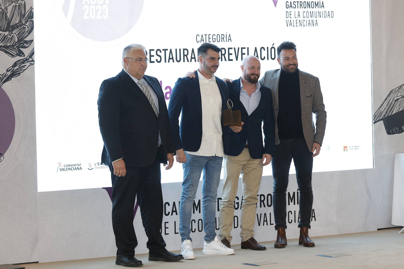 Los rostros conocidos en los premios de la Academia de Gastronomía de la Comunitat Valenciana