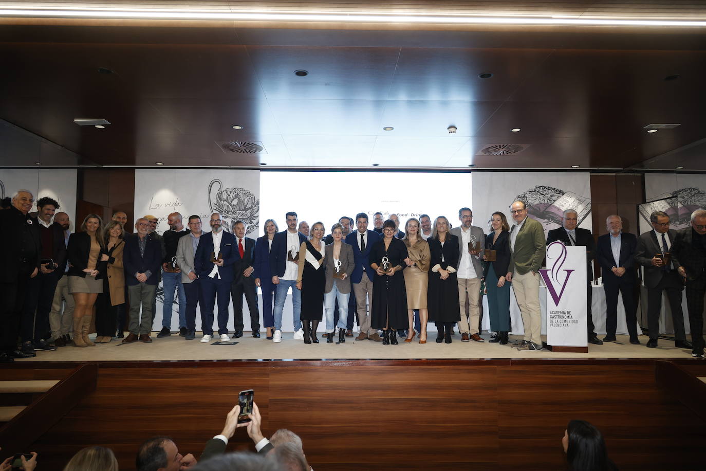 Los rostros conocidos en los premios de la Academia de Gastronomía de la Comunitat Valenciana