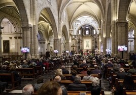 Una ceremonia en la Catedral de Valencia.