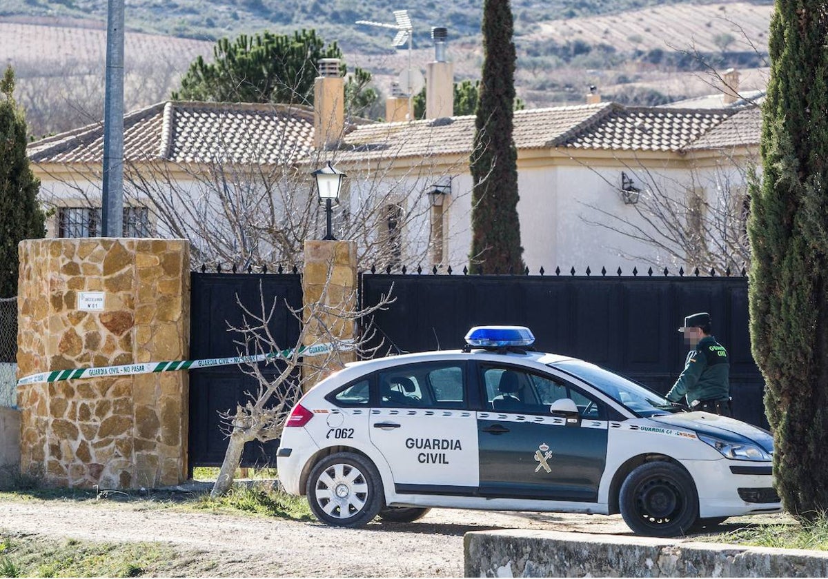 Una patrulla de la Guardia Civil, en un operativo.