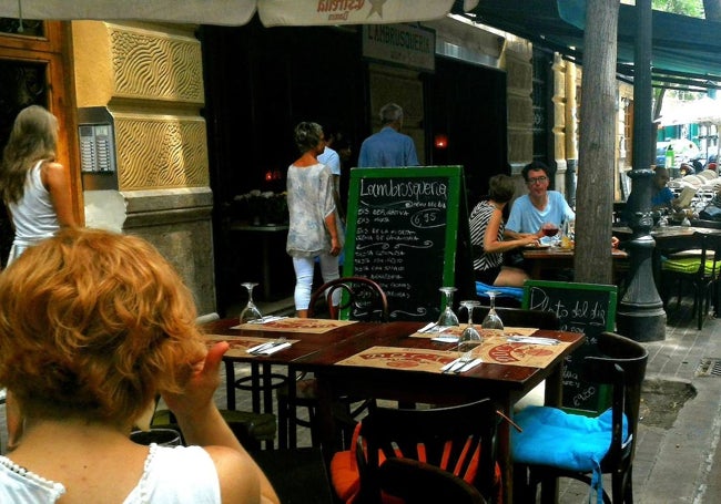 Restaurante 'La Lambrusqueria' de Valencia.