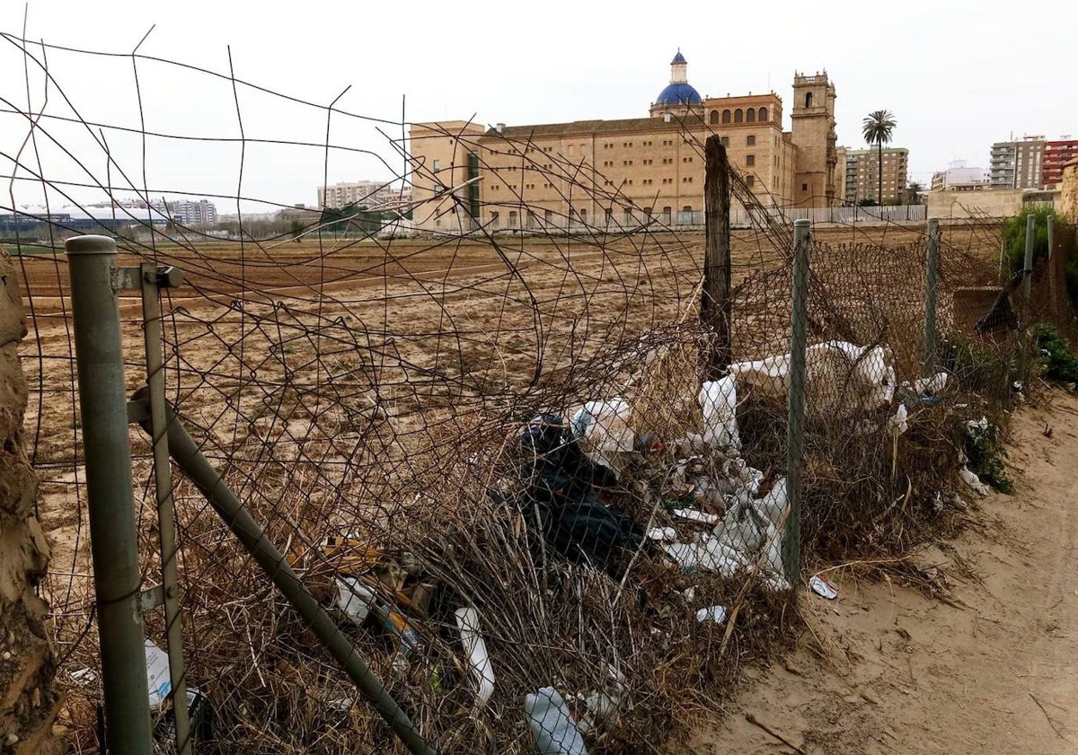 Imagen principal - El abandono y las pintadas se adueñan del entorno de San Miguel de los Reyes