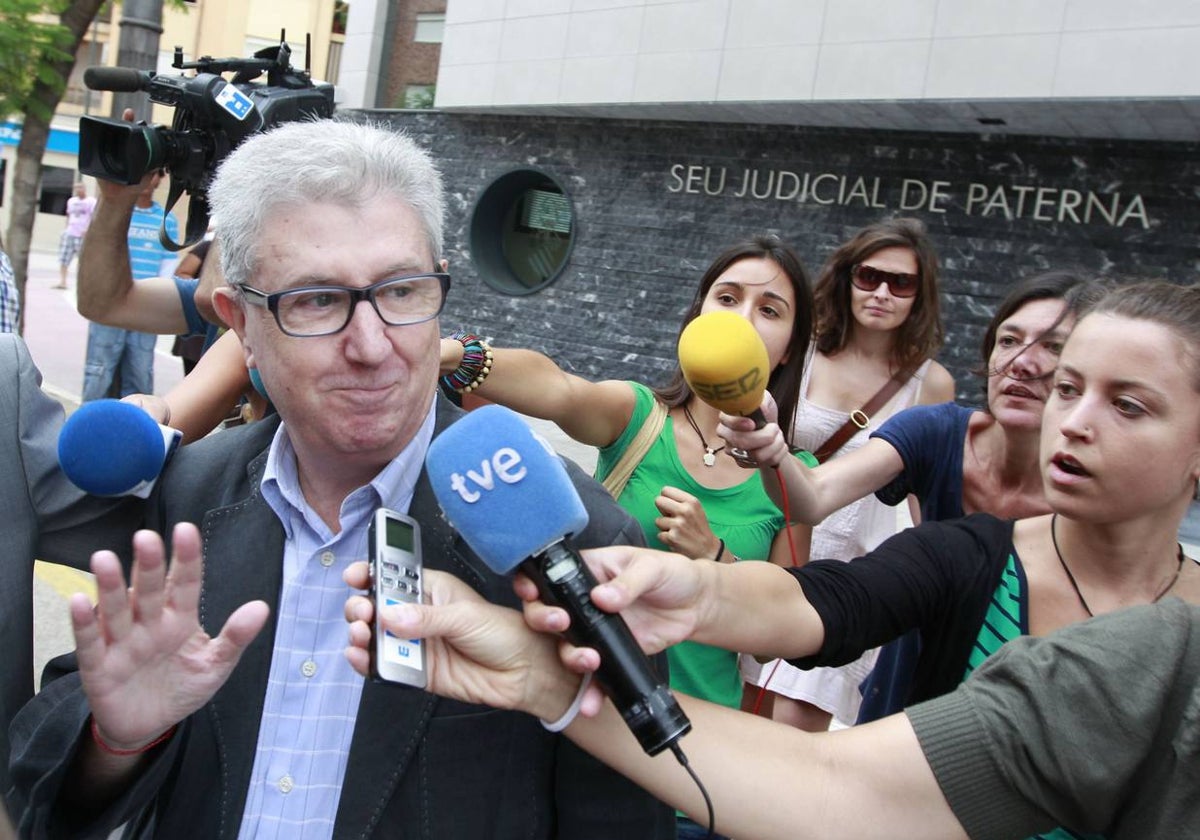 Vicente Sanz, durante la instrucción por la denuncia por abusos.