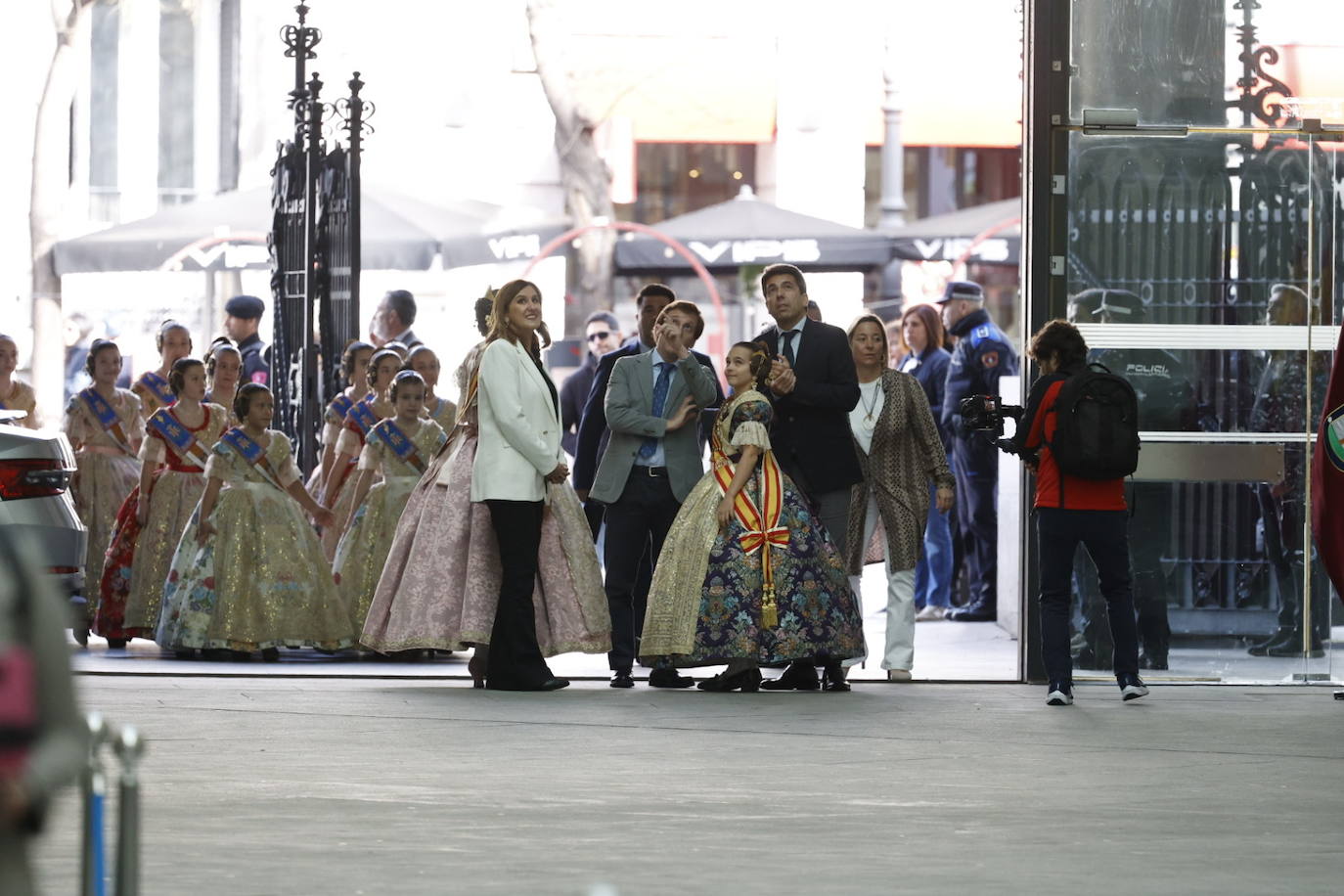 Recepción Oficial a las Falleras Mayores de Valencia en el Ayuntamiento de Madrid