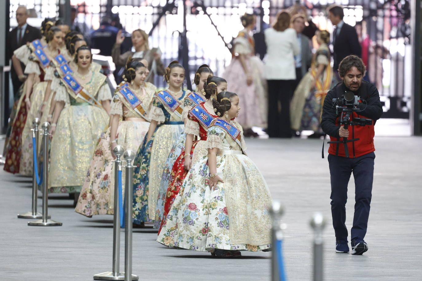 Recepción Oficial a las Falleras Mayores de Valencia en el Ayuntamiento de Madrid