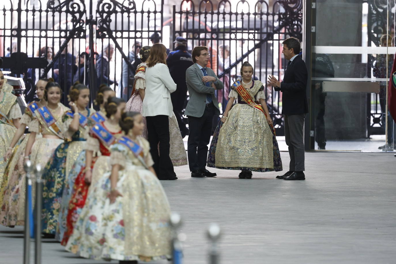 Recepción Oficial a las Falleras Mayores de Valencia en el Ayuntamiento de Madrid