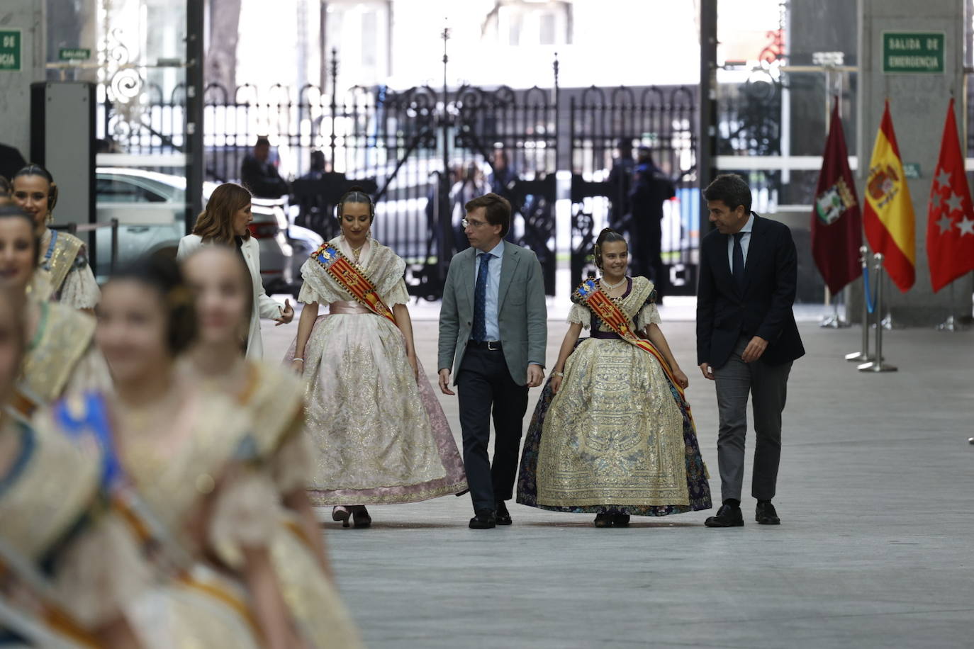 Recepción Oficial a las Falleras Mayores de Valencia en el Ayuntamiento de Madrid