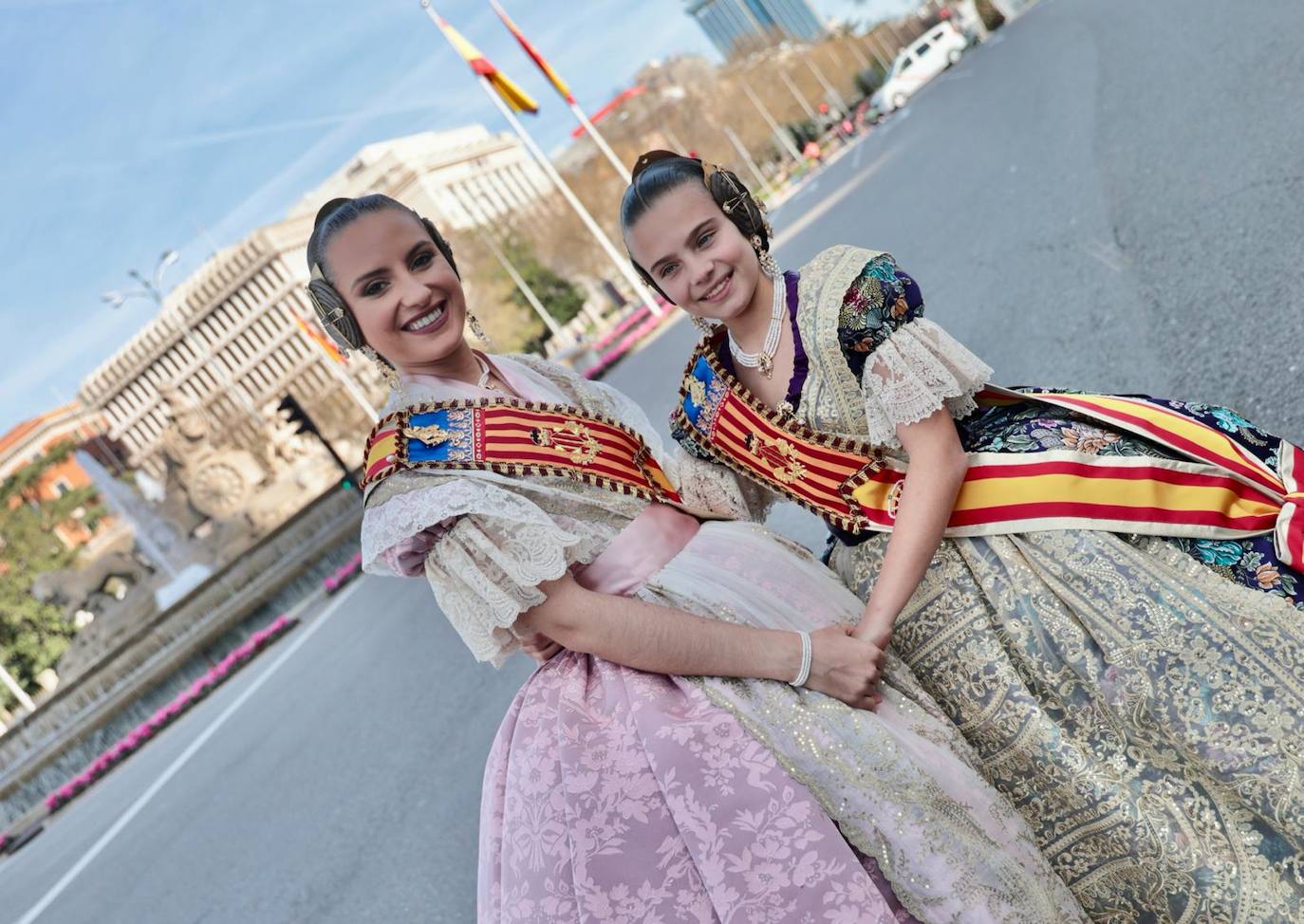 Recepción Oficial a las Falleras Mayores de Valencia en el Ayuntamiento de Madrid