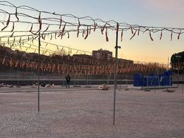 Mascletà en Madrid del 18 de febrero.