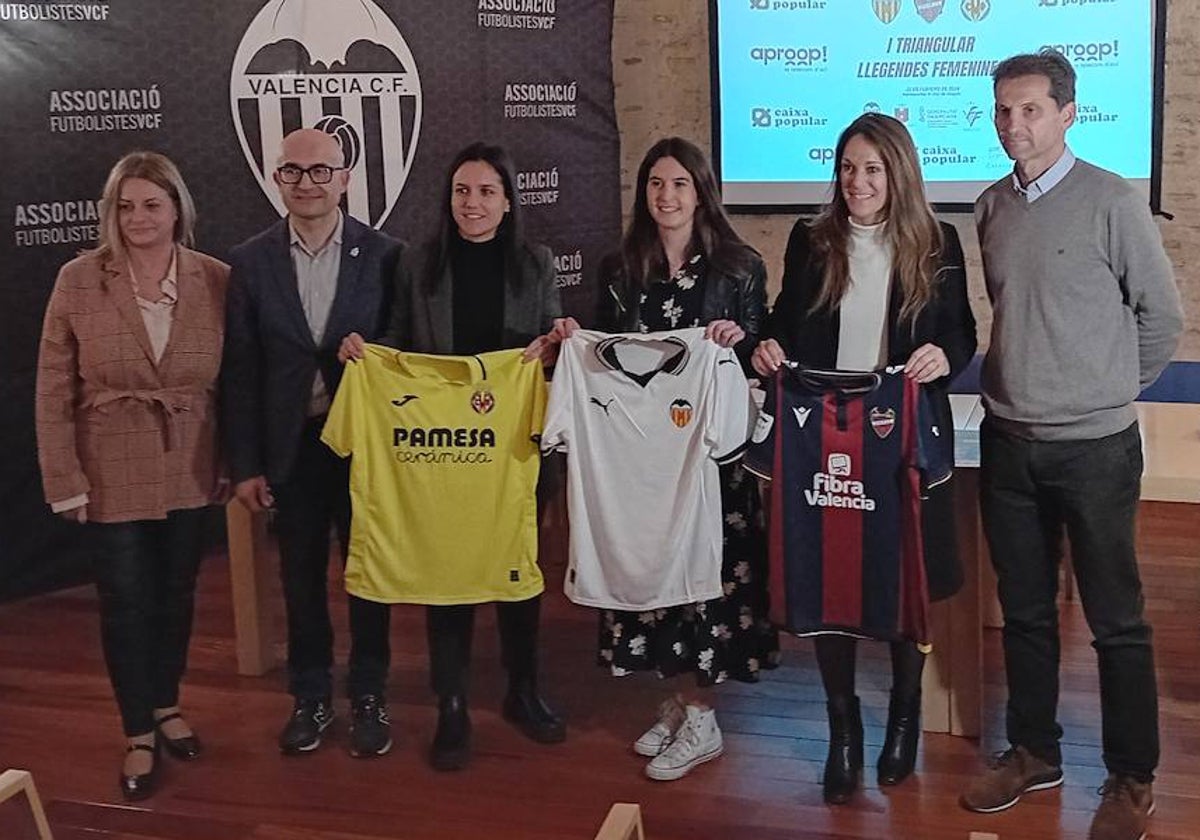 Presentación del I Triangular 'Llegendes Femenines de la Comunitat Valenciana