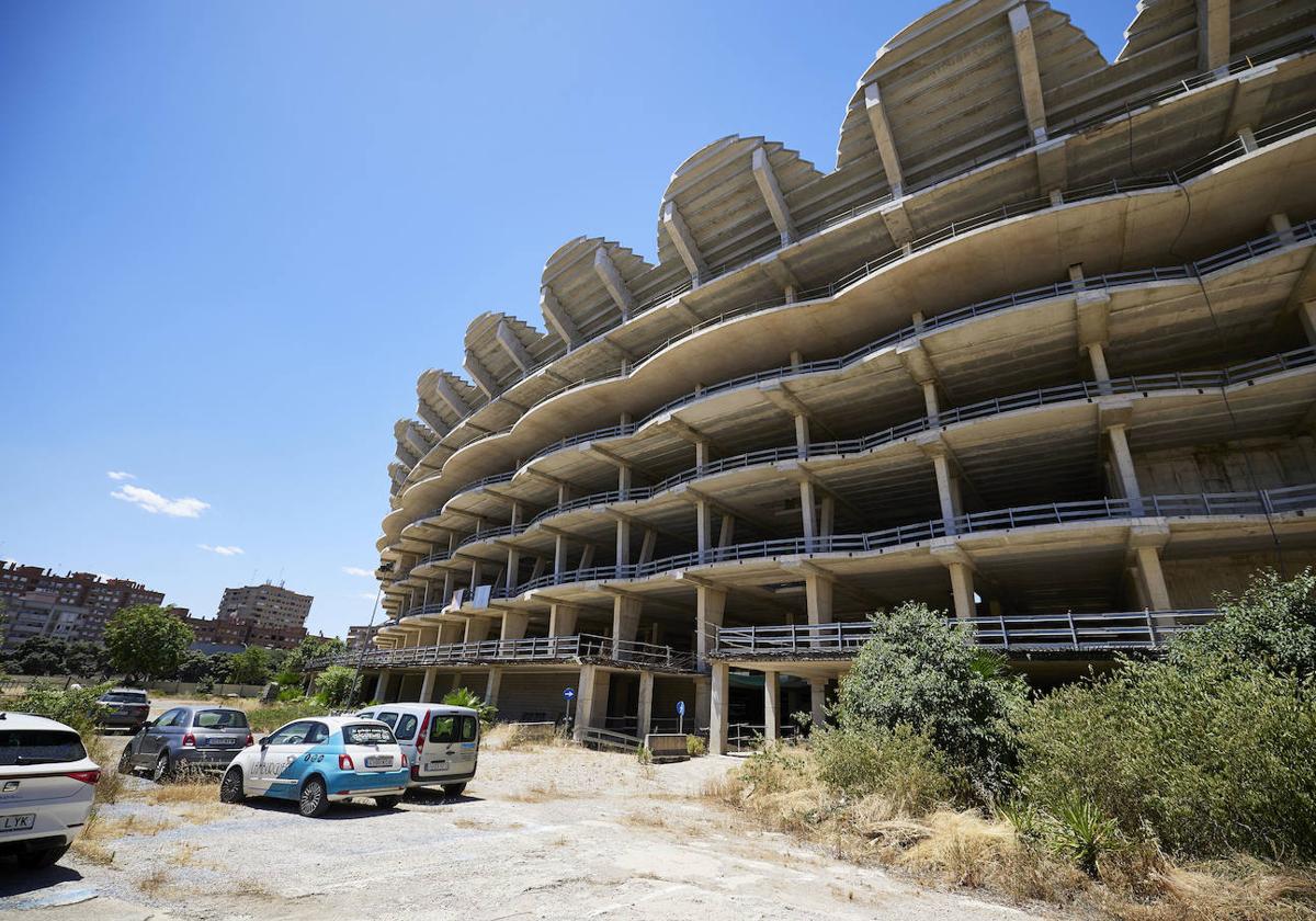 Exterior del nuevo Mestalla.