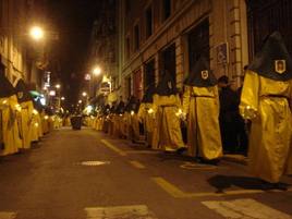 Semana Santa de Gandia, en una imagen de archivo