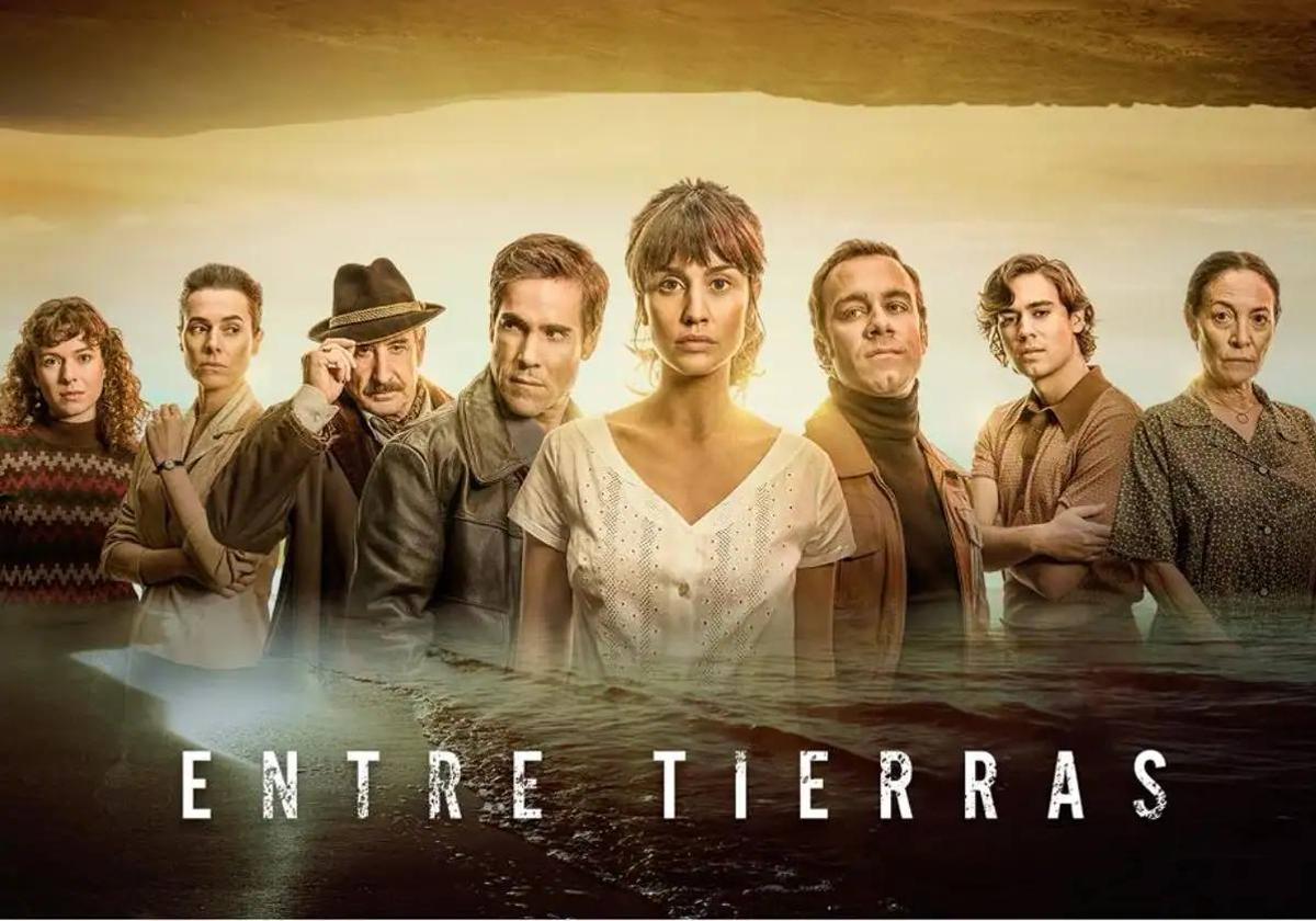 Parte del elenco de actores de 'Entre tierras'.