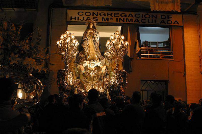 Procesión de la Purísima en una imagen de archivo