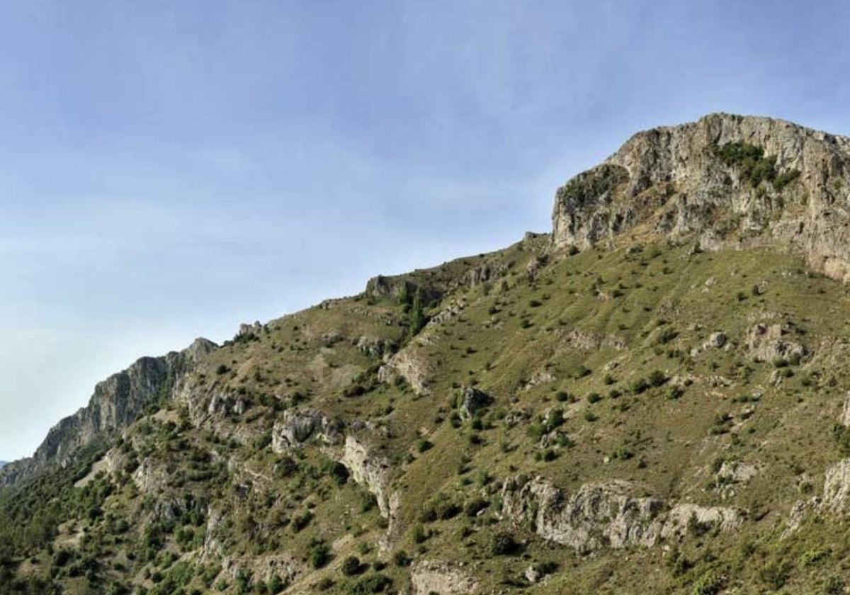 Vistas de la Serra de Mariola.