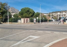 Intersección en la que se proyecta hacer la rotonda.