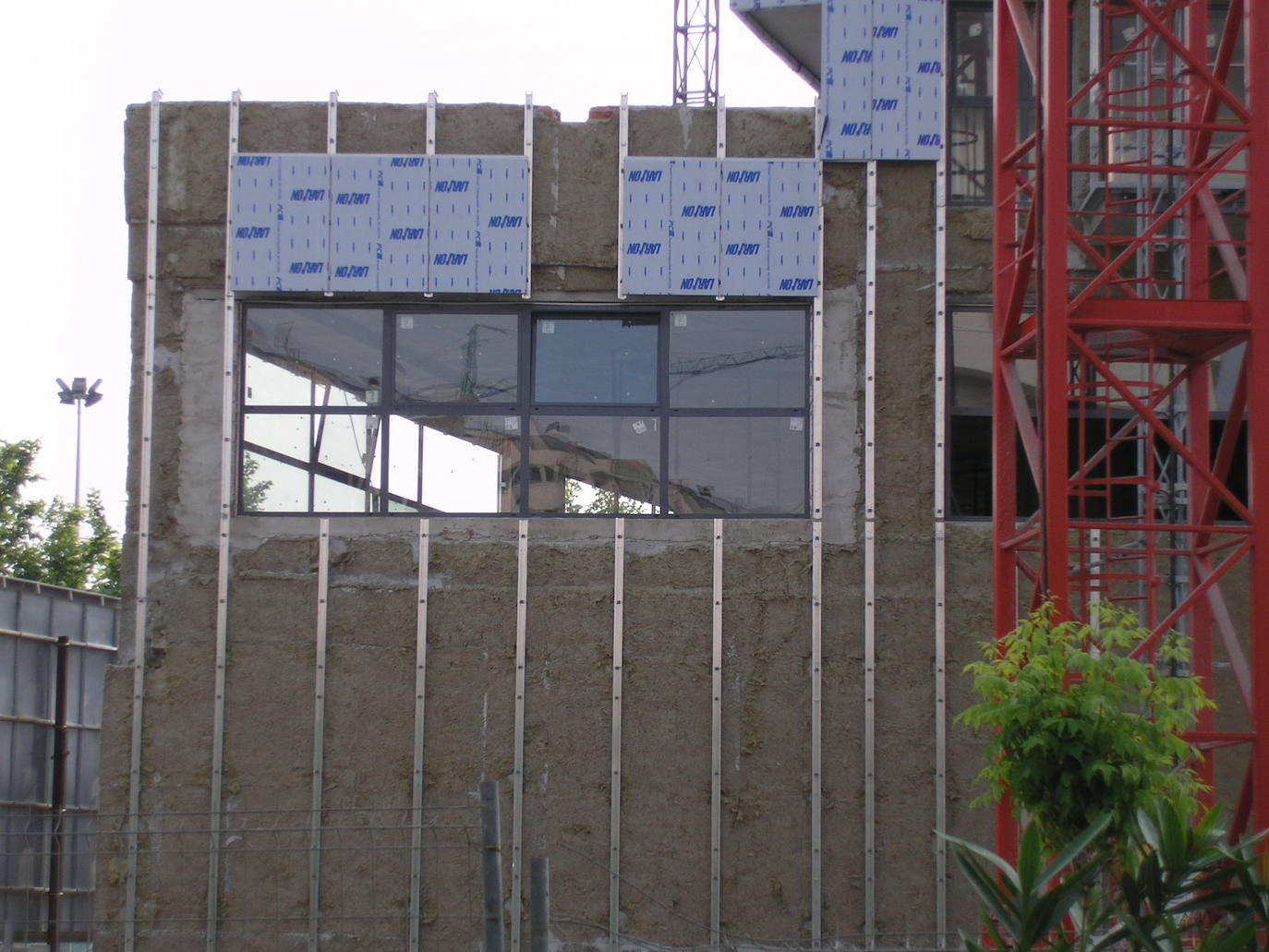 Así se ejecutó en 2008 la fachada del edificio de Campanar