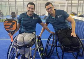 Topher Triviño y Javi Navarro durante el Open Nacional Global Padel Sports