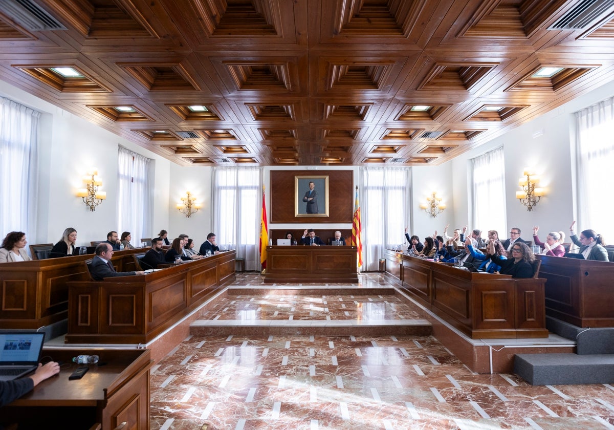 Pleno de presupuestos de Gandia.