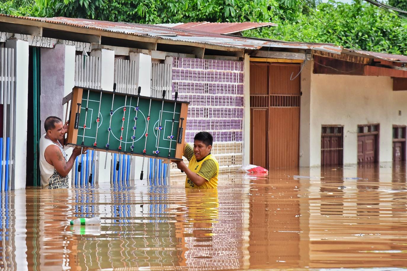 Fotos: la lluvia destroza Bolivia