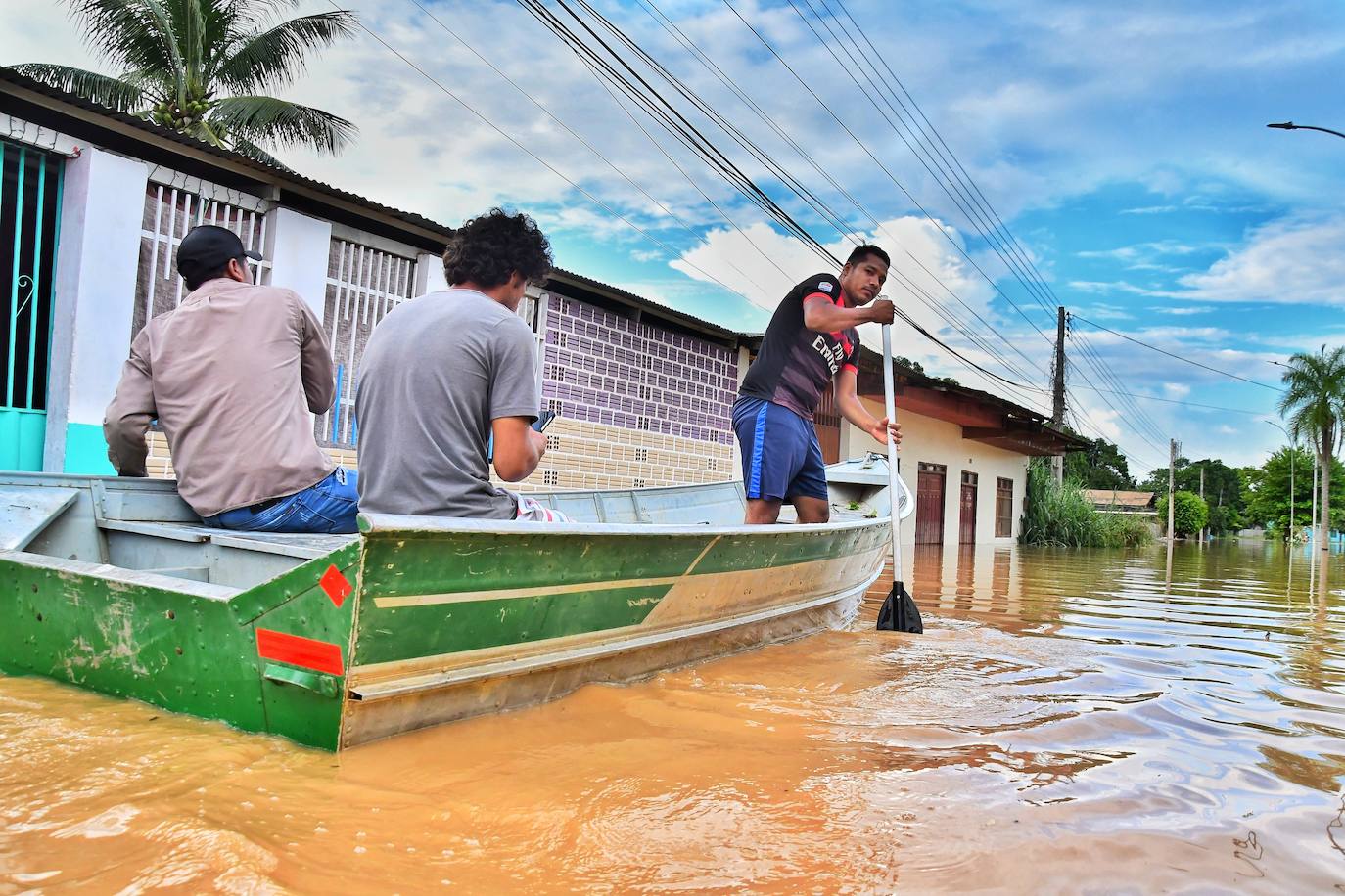 Fotos: la lluvia destroza Bolivia