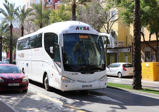 Autobús Puerto de Sagunto- Sagunto- Valencia.