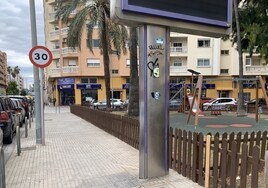 Plaza Alqueria de les Flors de Gandia, donde tuvo lugar la agresión.